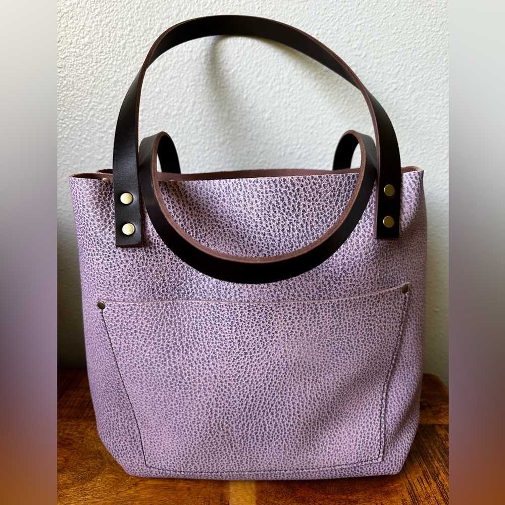 NWOT Portland Leather Medium Tote in Lilac